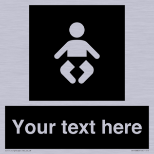 Custom information: black panel baby change